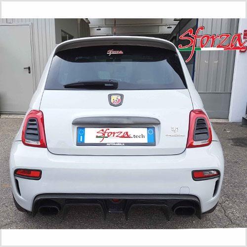 Abarth Performance Parts Abarth Fiat Ford Mini Subaru Speedmotive Fiat 500 Abarth Sforza 595 Fiberglass Tail Light Louvers