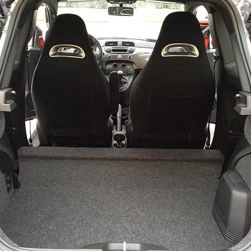 Fiat 500 Abarth Shrader Rear Seat Delete Kit